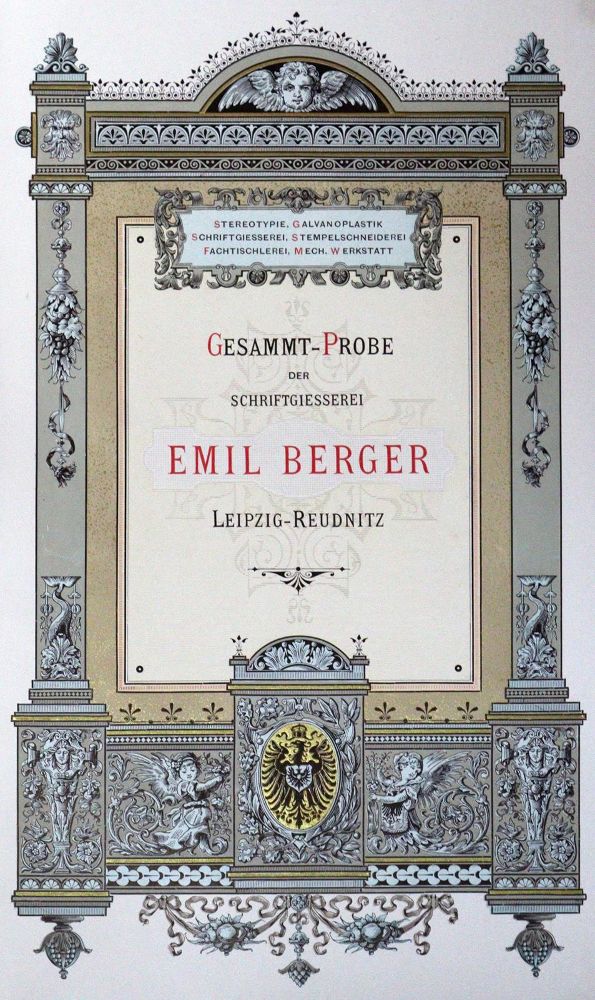 Große Abbildung Nr.2: 130-879 Berger,E.: (Typographie und Kalligraphie)