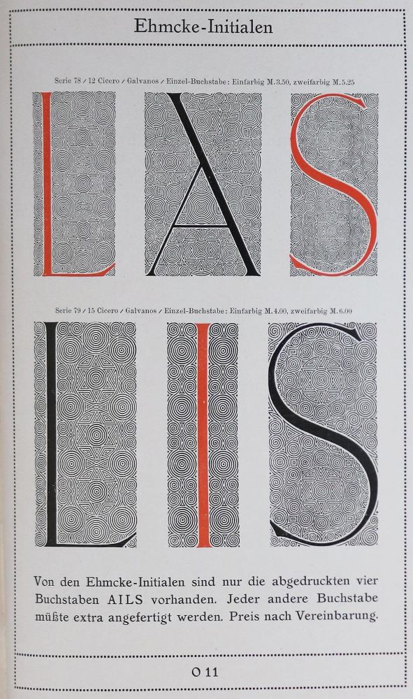 Große Abbildung Nr.10: 130-894 Flinsch.: (Typographie und Kalligraphie)