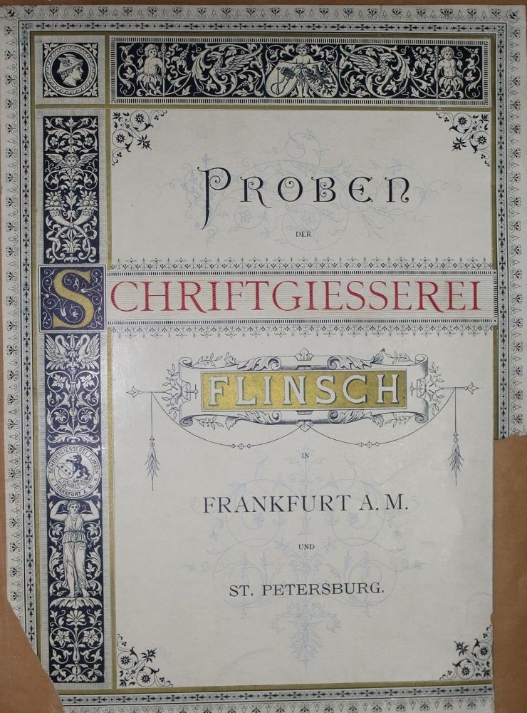 Große Abbildung Nr.1: 130-895 Flinsch.: (Typographie und Kalligraphie)