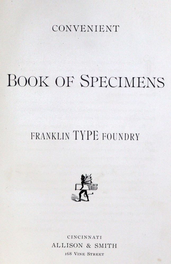 Große Abbildung Nr.2: 130-896 Franklin Type Foundry.: (Typographie und Kalligraphie)
