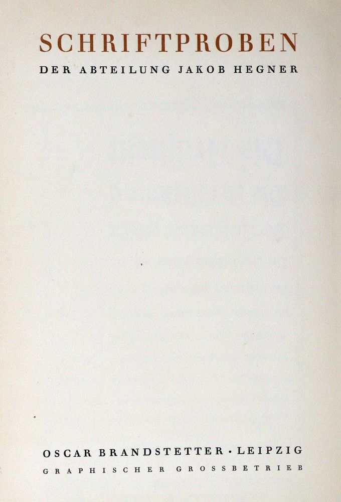 Große Abbildung Nr.2: 130-904 Greiner & Pfeiffer.: (Typographie und Kalligraphie)