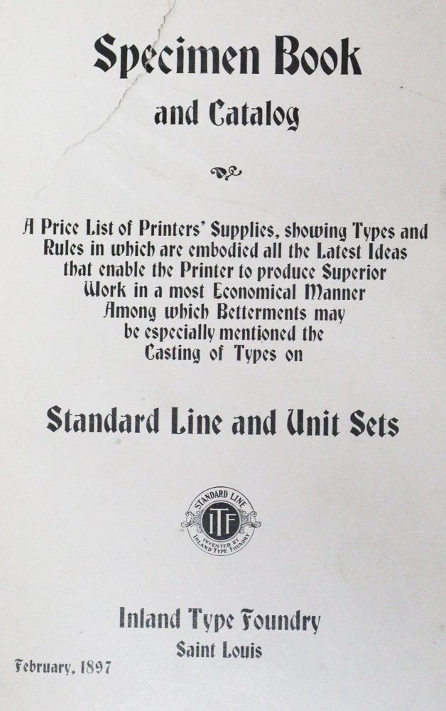 Große Abbildung Nr.1: 130-909 Inland Type Foundry.: (Typographie und Kalligraphie)