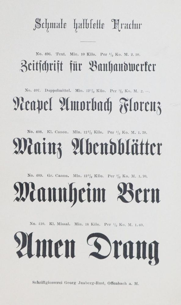 Große Abbildung Nr.1: 130-910 Juxberg-Rust,G.: (Typographie und Kalligraphie)