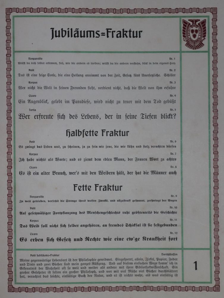 Große Abbildung Nr.2: 130-914 Konsumvereine.: (Typographie und Kalligraphie)