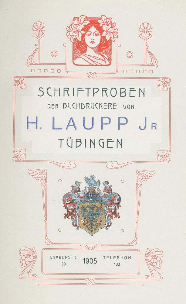 Große Abbildung Nr.1: 130-918 Laupp,H.: (Typographie und Kalligraphie)