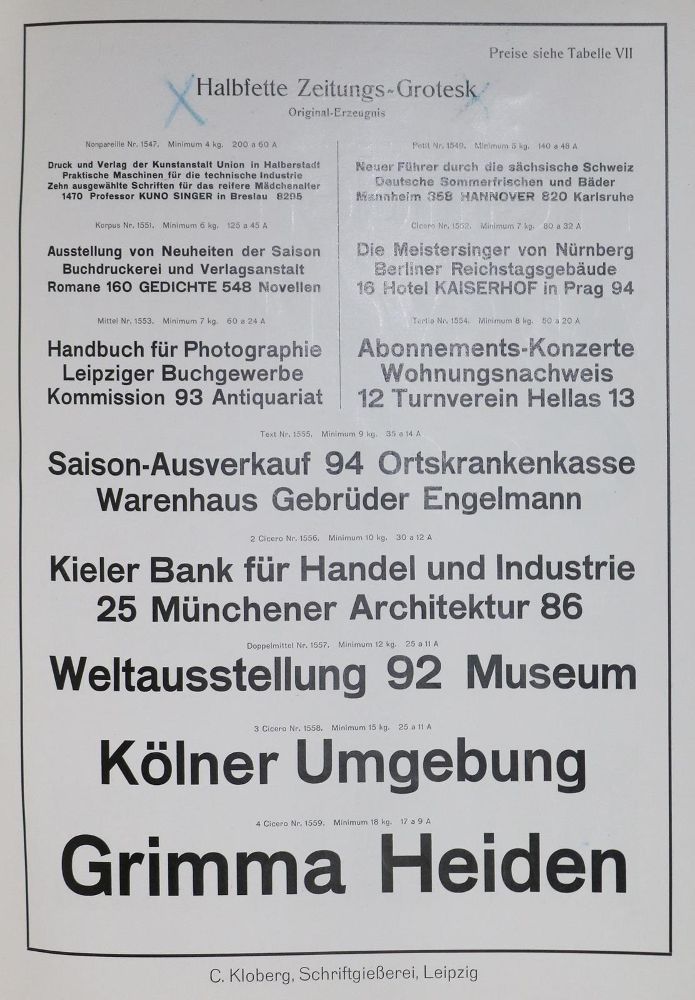 Große Abbildung Nr.1: 130-927 Naumann,C.G.: (Typographie und Kalligraphie)