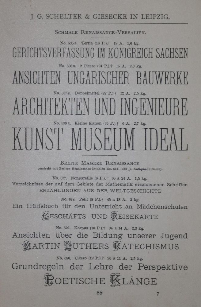 Große Abbildung Nr.2: 130-927 Naumann,C.G.: (Typographie und Kalligraphie)