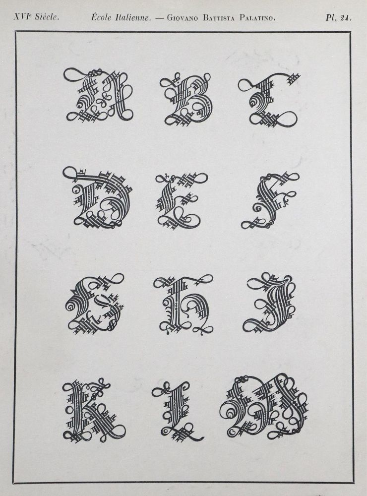 Große Abbildung Nr.1: 130-930 Prunaire,A.: (Typographie und Kalligraphie)