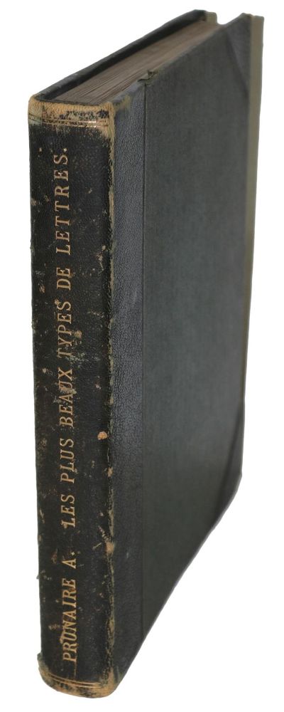 Große Abbildung Nr.2: 130-930 Prunaire,A.: (Typographie und Kalligraphie)