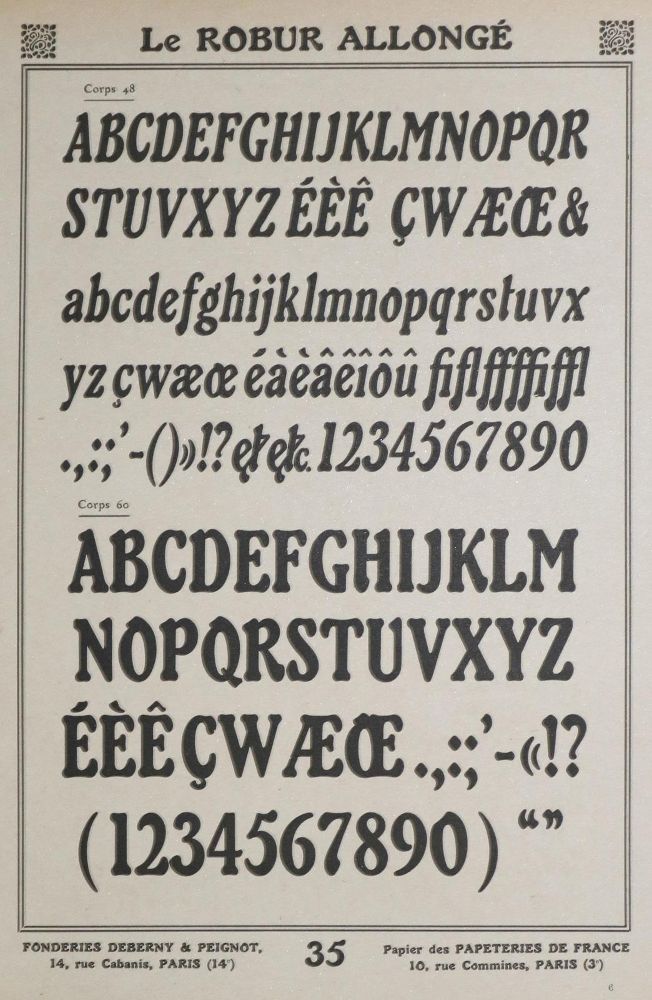 Große Abbildung Nr.4: 130-930 Prunaire,A.: (Typographie und Kalligraphie)