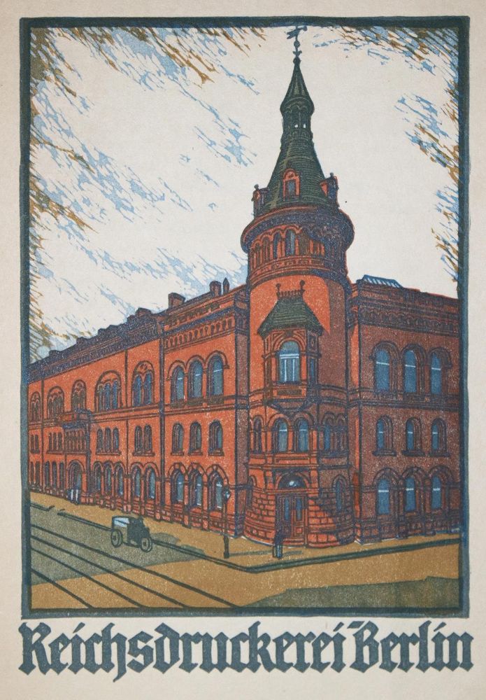 Große Abbildung Nr.1: 130-931 Reichsdruckerei.: (Typographie und Kalligraphie)