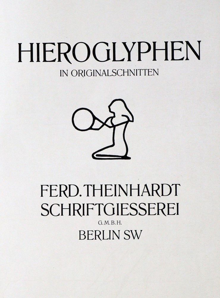 Große Abbildung Nr.1: 130-946 Theinhardt,F.: (Typographie und Kalligraphie)