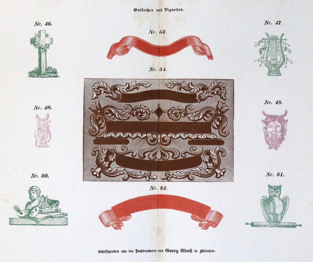 Große Abbildung Nr.2: 130-951 Weiss,J.G.: (Typographie und Kalligraphie)