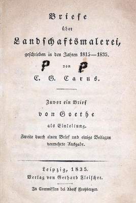 Bild Nr.1: 130-1154 Carus,C.G.: (Literatur und illustrierte Bücher bis 19.Jahrhundert)