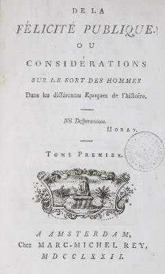 Bild Nr.1: 130-1157 (Chastellux,F.-J.de).: (Literatur und illustrierte Bücher bis 19.Jahrhundert)