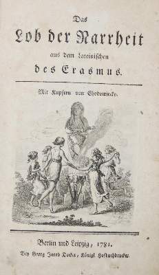 Bild Nr.1: 130-1159 Erasmus (von Rotterdam).: (Chodowiecki)