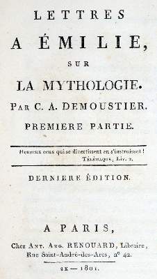 Bild Nr.1: 130-1164 Demoustier,C.A.: (Literatur und illustrierte Bücher bis 19.Jahrhundert)