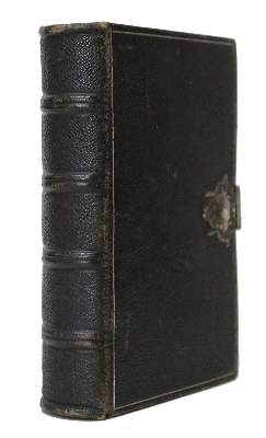 Bild Nr.1: 130-1177 Schwarzer Ledereinband: (Einband)
