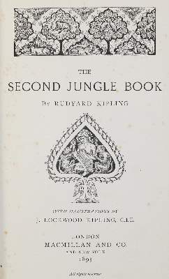 Bild Nr.1: 130-1224 Kipling,R.: (Literatur und illustrierte Bücher bis 19.Jahrhundert)