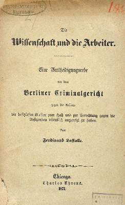 Bild Nr.1: 130-1237 Lassalle,F.: (Literatur und illustrierte Bücher bis 19.Jahrhundert)