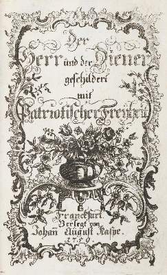 Bild Nr.1: 130-1268 (Moser,F.K.v.): (Literatur und illustrierte Bücher bis 19.Jahrhundert)
