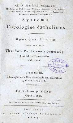 Bild Nr.1: 130-129 Dobmayer,M.: (Alte Drucke, Handschriften und Theologie)