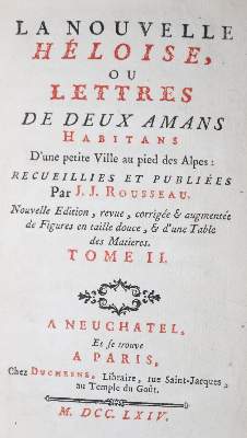 Bild Nr.1: 130-1296 Rousseau,J.J.: (Literatur und illustrierte Bücher bis 19.Jahrhundert)
