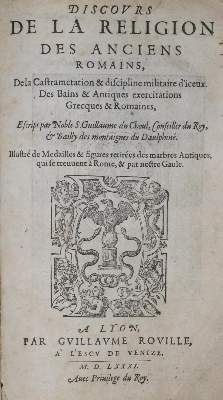 Bild Nr.1: 130-131 Du Choul,G.: (Alte Drucke, Handschriften und Theologie)
