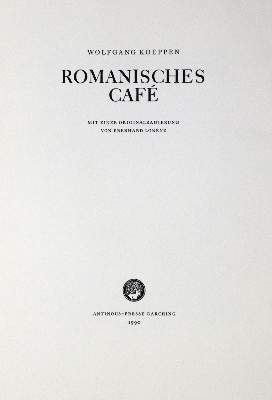 Bild Nr.2: 130-1348 Koeppen,W.: (Antinous-Presse)