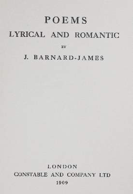 Bild Nr.1: 130-1357 Barnard-James,J.: (Literatur und illustrierte Bücher 20.Jahrhundert - Alte Literatur in modernen Ausgaben)
