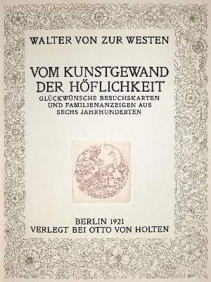 Bild Nr.1: 130-1362 Zur Westen,W.v.: (Behmer)