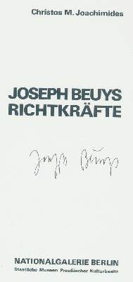 Bild Nr.1: 130-1366 Joachimides,C.M.: (Beuys)