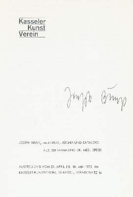 Bild Nr.1: 130-1376 Multiples,: (Beuys)
