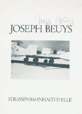Bild Nr.1: 130-1378 Strassenbahnhaltestelle.: (Beuys)