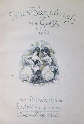 Bild Nr.1: 130-1463 Goethe,(J.W.)v.: (Grossmann)