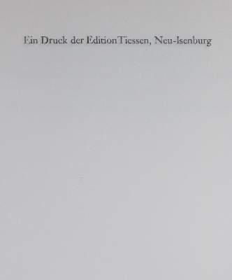 Bild Nr.2: 130-1565 Edition Tiessen.: (Pressendrucke)