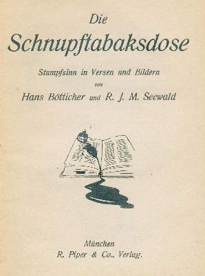Bild Nr.1: 130-1595 Bötticher,H. u. R.J.M.Seewald.: (Ringelnatz)