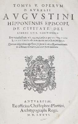 Bild Nr.1: 130-16 Augustinus,A.: (Alte Drucke, Handschriften und Theologie)
