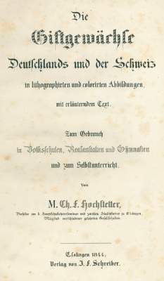 Bild Nr.1: 130-1676 Hochstetter,C.F.: (Botanik)