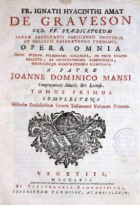 Bild Nr.1: 130-172 Graveson,I.H.A.de.: (Alte Drucke, Handschriften und Theologie)