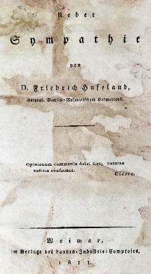 Bild Nr.1: 130-1742 Hufeland,C.W.: (Medizin, Homöopathie)