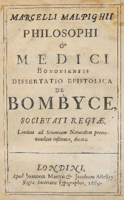 Bild Nr.1: 130-1748 Malpighi,M.: (Medizin)
