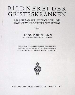 Bild Nr.2: 130-1757 Prinzhorn,H.: (Medizin, Psychologie)