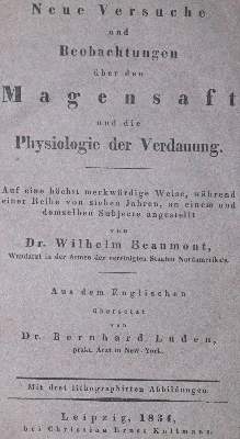 Bild Nr.1: 130-1773 Beaumont,W.: (Sammlung von Professor Dr.Dr. Johannes Büttner)