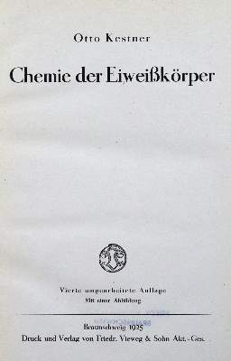 Bild Nr.6: 130-1776 Benedict,F.G. u. E.P.Cathcart.: (Sammlung von Professor Dr.Dr. Johannes Büttner)