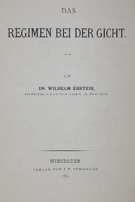 Bild Nr.1: 130-1797 Ebstein,W.: (Sammlung von Professor Dr.Dr. Johannes Büttner)