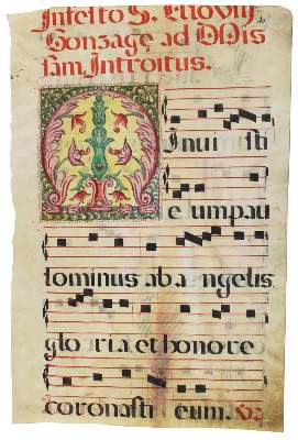 Bild Nr.1: 130-183 Antiphonar.: (Handschriften, Schmuckinitiale)