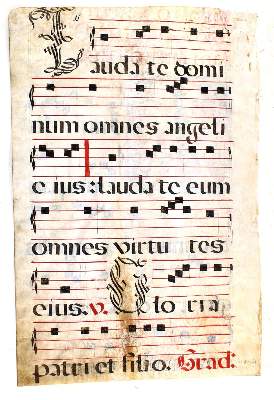 Bild Nr.2: 130-183 Antiphonar.: (Handschriften, Schmuckinitiale)