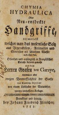 Bild Nr.1: 130-1838 (Marot) de la Garaye, (C.-T.).: (Sammlung von Professor Dr.Dr. Johannes Büttner)