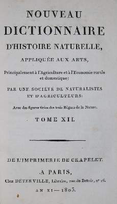 Bild Nr.1: 130-1916 Nouveau dictionnaire: (Zoologie)